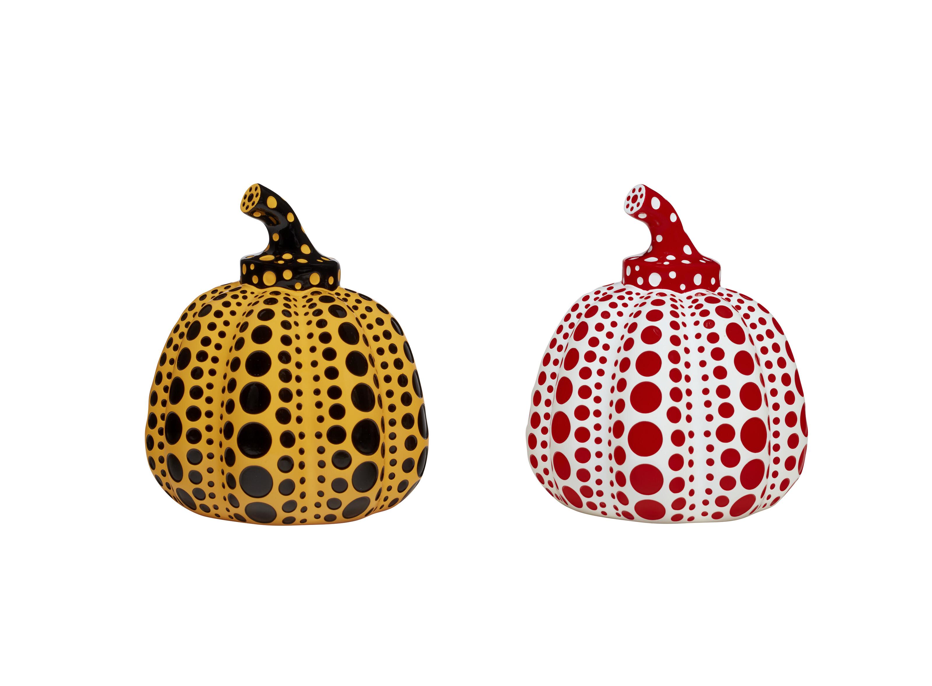 Yayoi Kusama - Yellow Pumpkin and Red Pumpkin