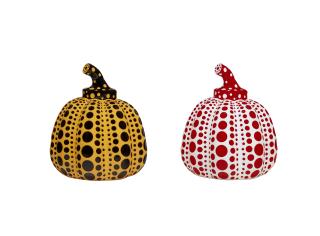 Yayoi Kusama - Yellow Pumpkin and Red Pumpkin