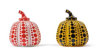 Yayoi Kusama - Yellow Pumpkin; And Red Pumpkin