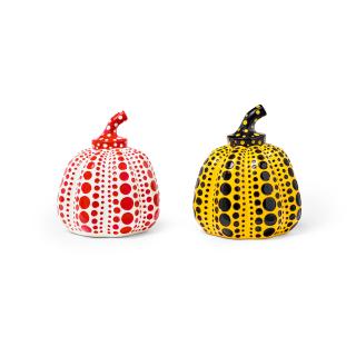 Yayoi Kusama - Yellow Pumpkin & Red Pumpkin (2 works)