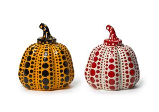 Yayoi Kusama - Yellow Pumpkin & Red Pumpkin (2 works)