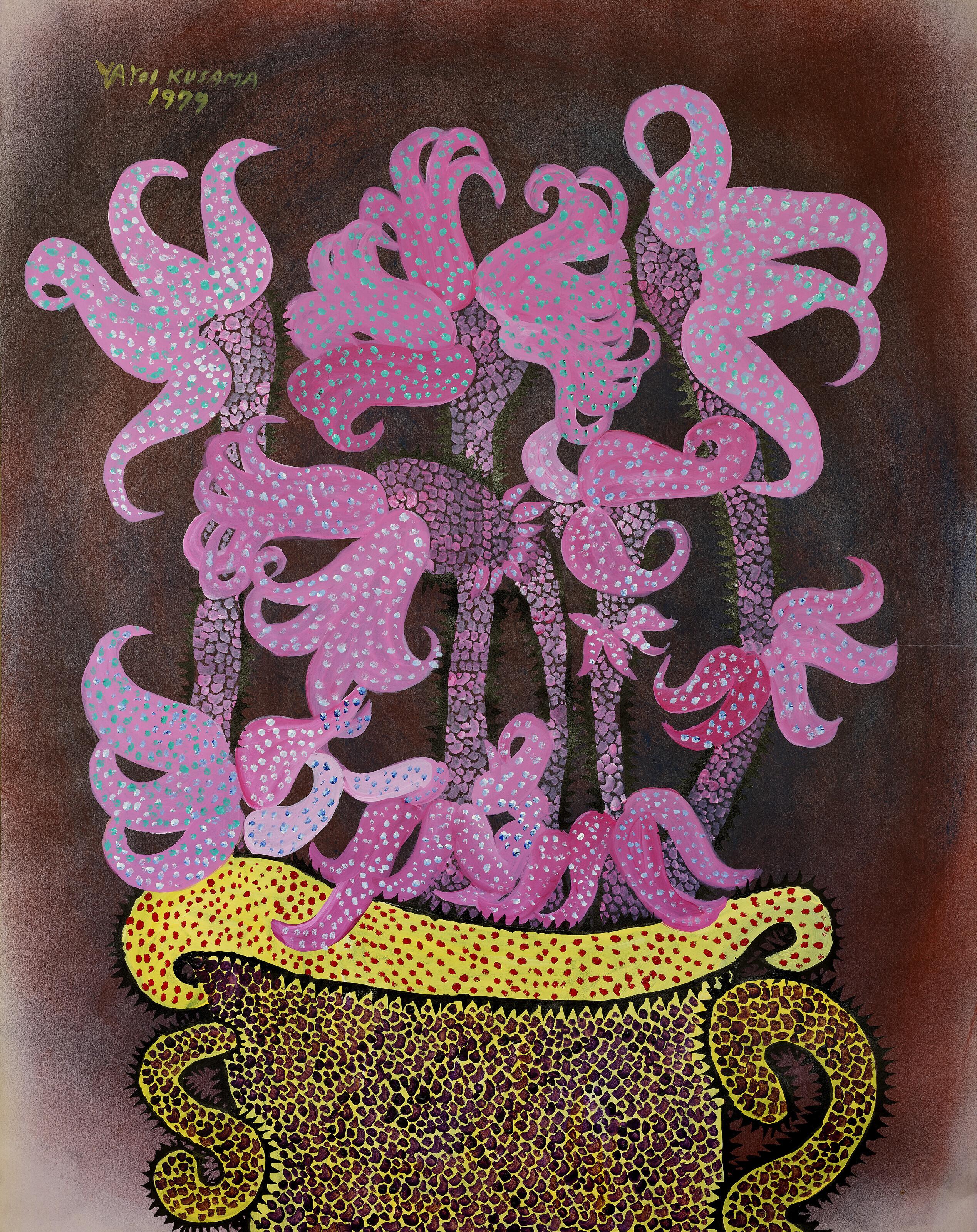 Yayoi Kusama - Yellow Vase