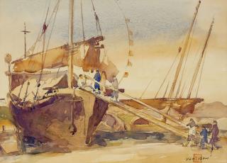 Yee Bon - Workers Loading Ship