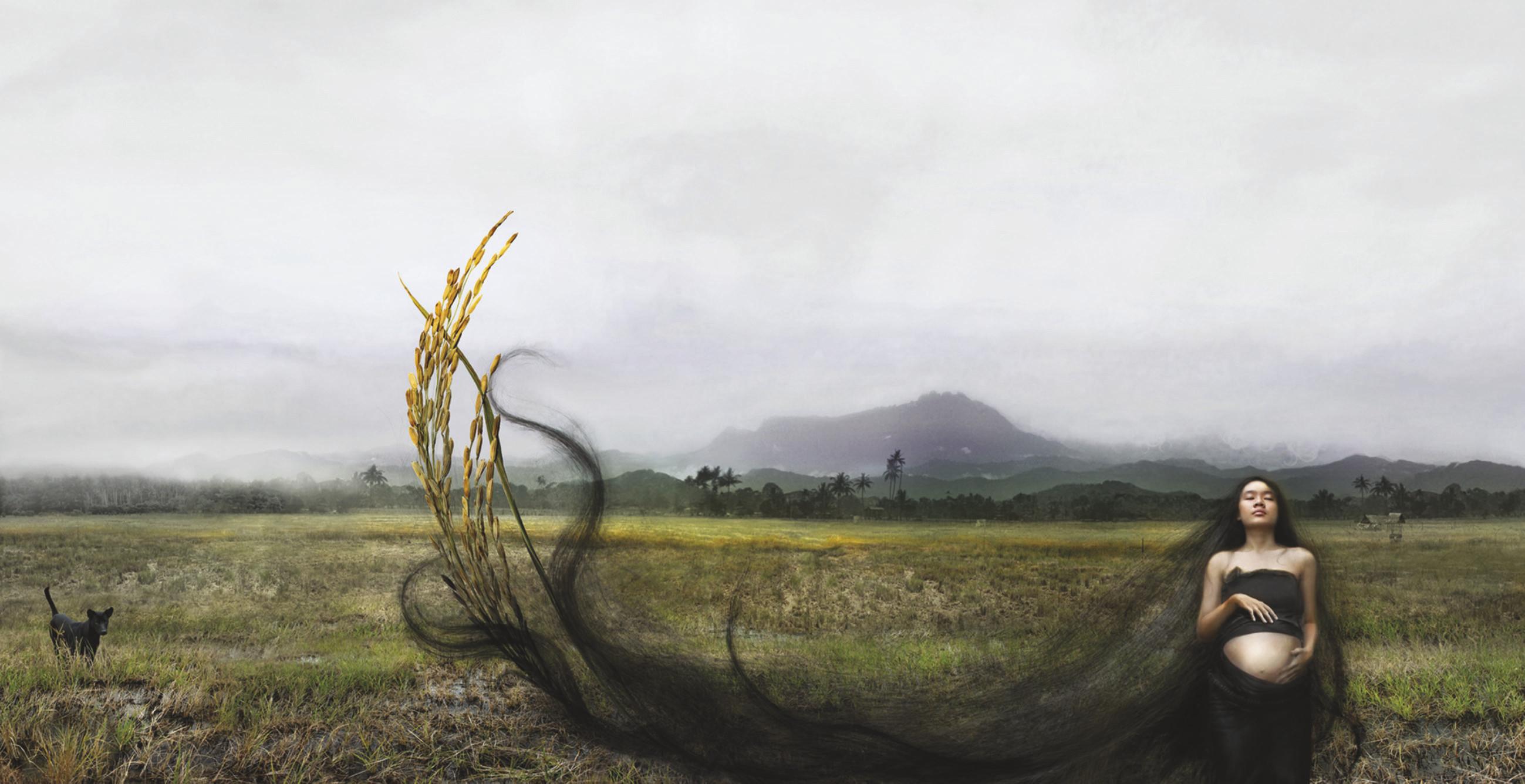 Yee I-Lann - Kinabalu Series: Huminodun