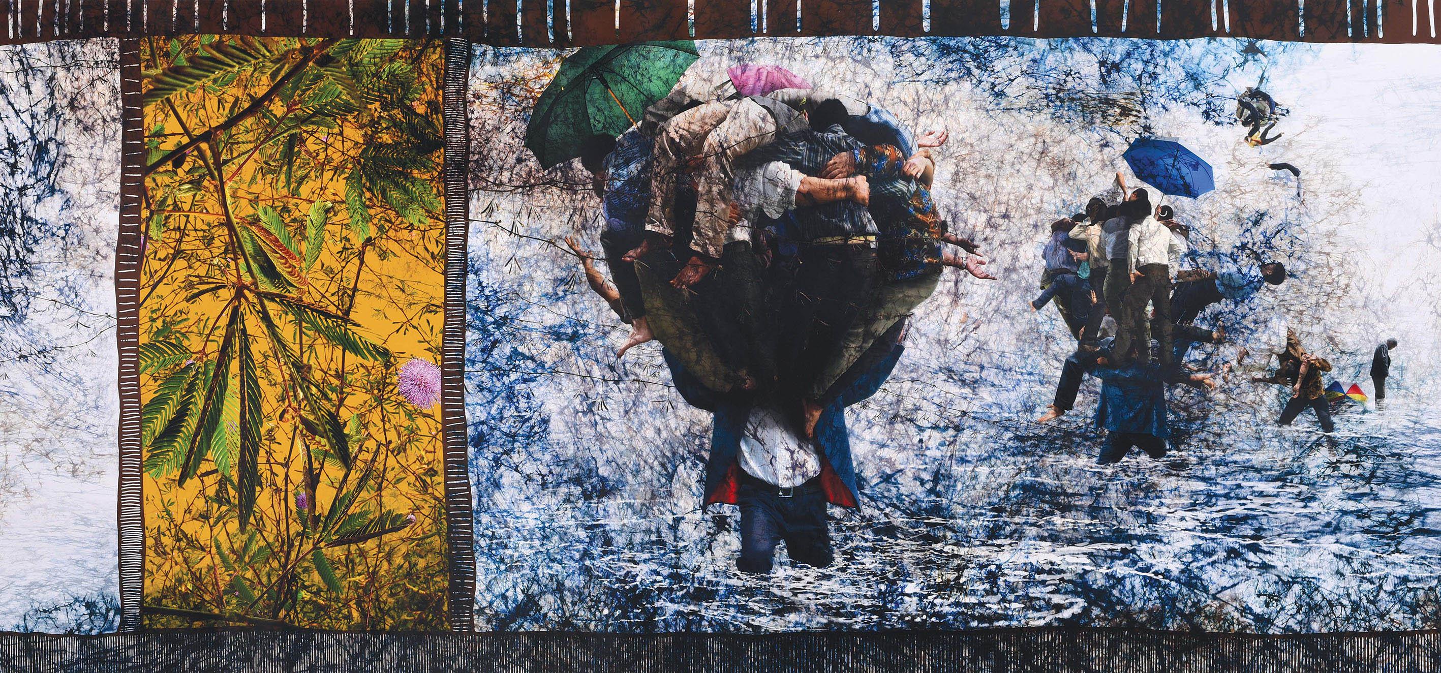 Yee I-Lann - The Orang Besar Series - Kain Panjang with Petulant Kepala