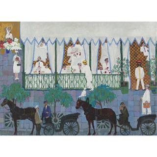 Yefim Ladyzhensky - Russian The Restaurant Fanconi From The Series Odessa Of My Youth 