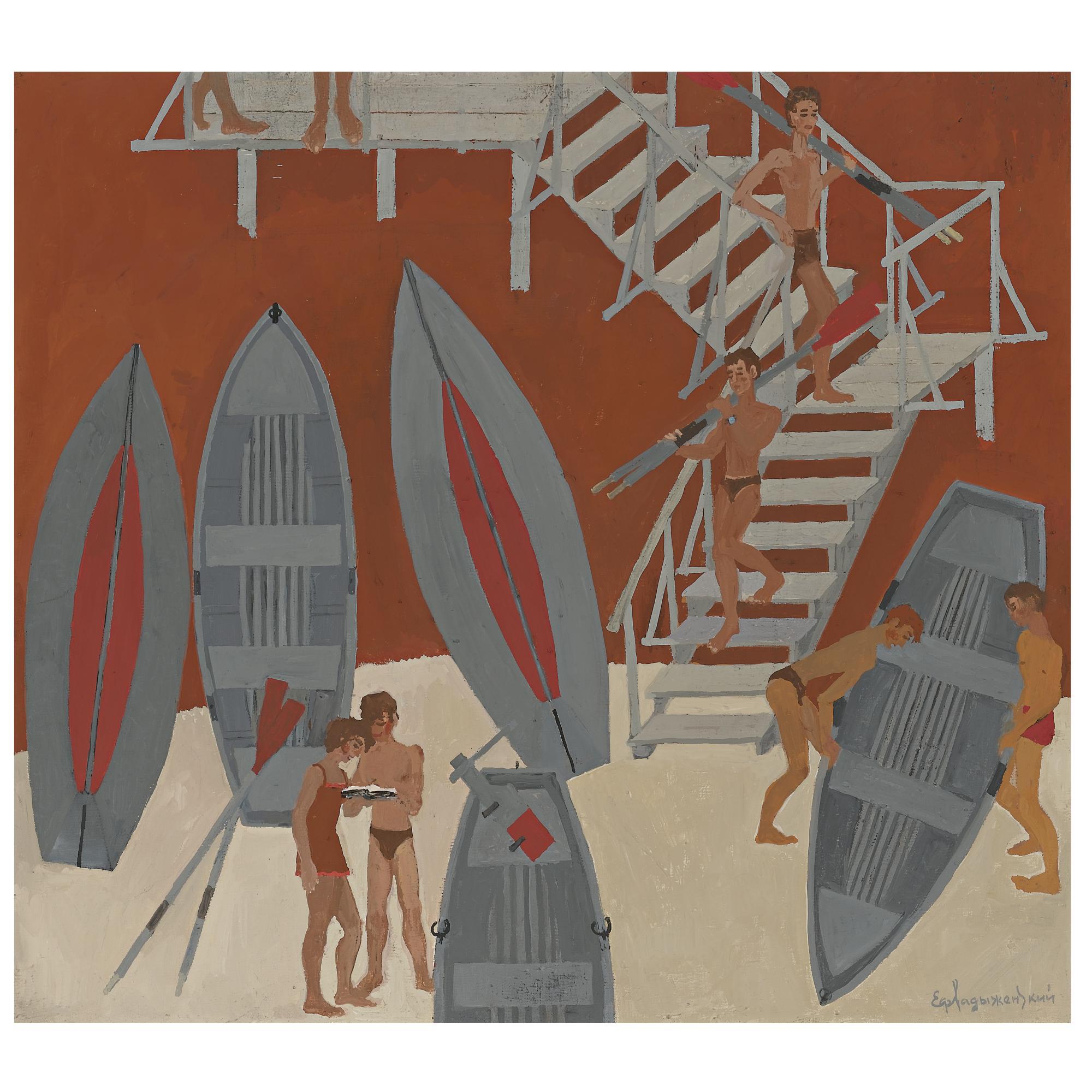 Yefim Ladyzhensky - The Boathouse (From The Odessa Of My Youth Series)