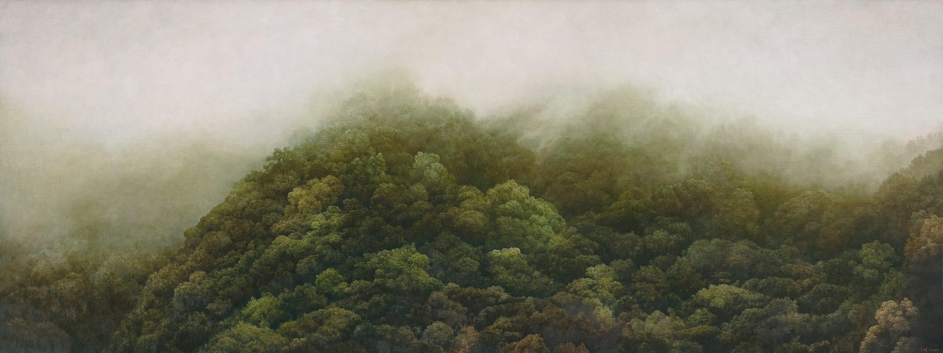 Yeh Tzu-Chi - Mist, Bruwan, Hualien (Painted In 2009-2010)