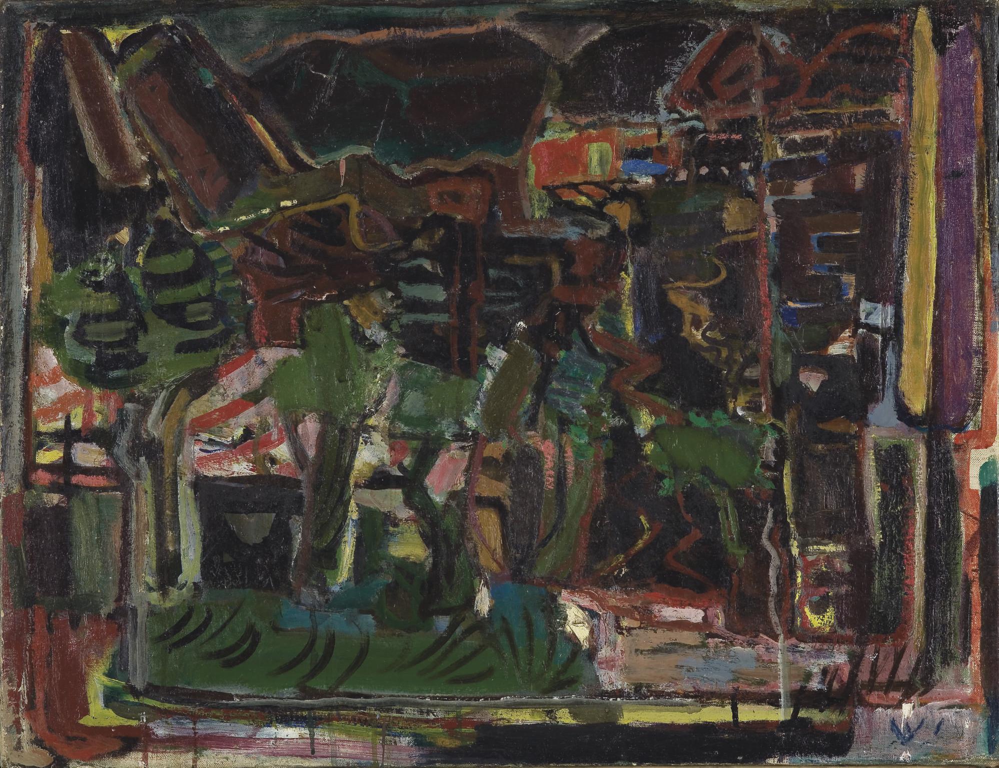 Yehezkel Streichman - Landscape In Safed