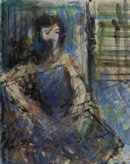 Yehezkel Streichman - Seated Woman