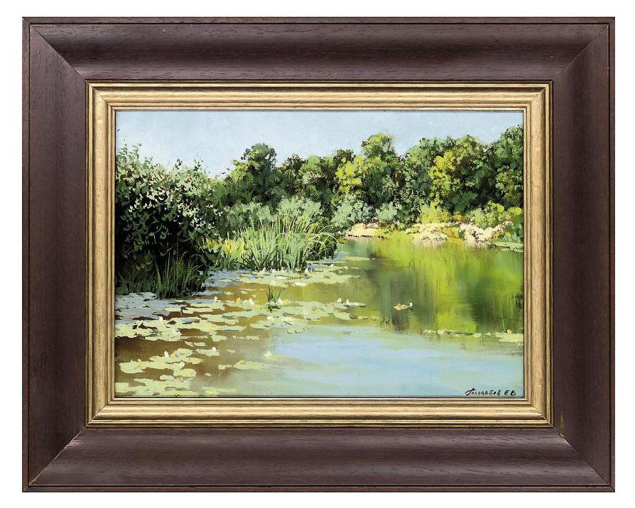 Yevgeny Gololobov - An idyllic pond