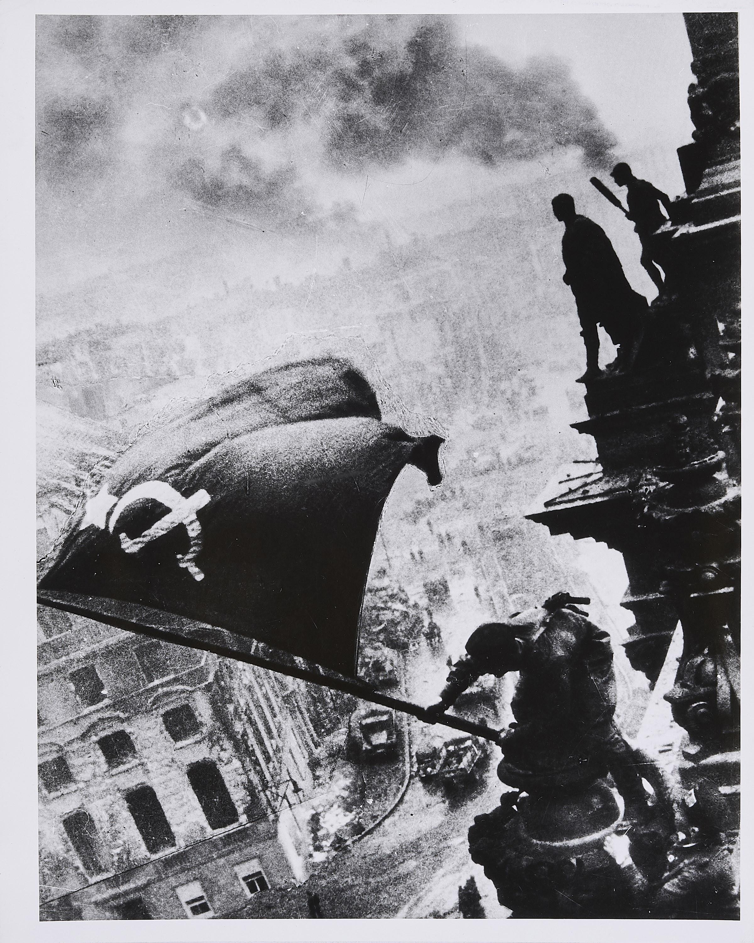 Yevgeny Khaldei - Soviet Flag over the Reichstag.