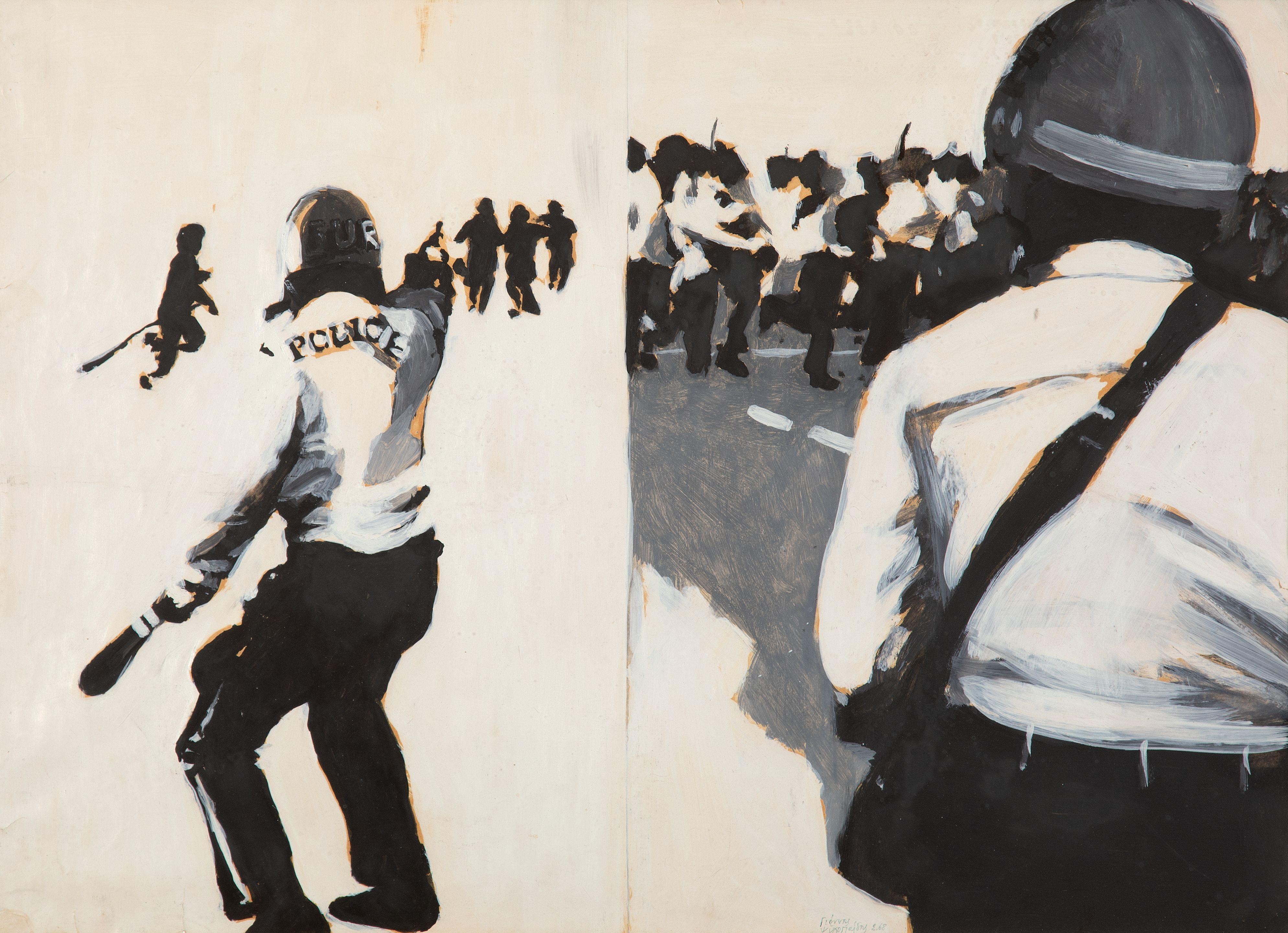 Yiannis Psychopedis - La manifestation / Scènes de rue