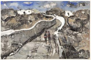 Yiannis Spyropoulos - Ruelle à Mykonos