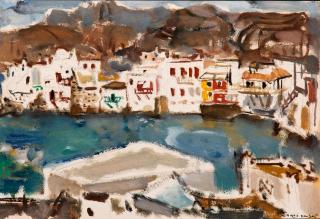 Yiannis Spyropoulos - Vue de Mykonos