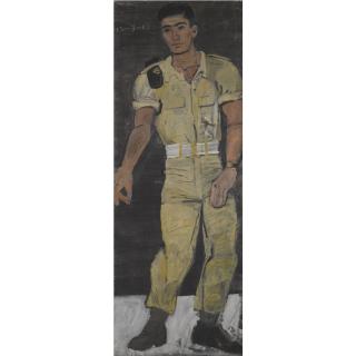 Yiannis Tsarouchis - Greek soldier Dancing Zeimbekiko