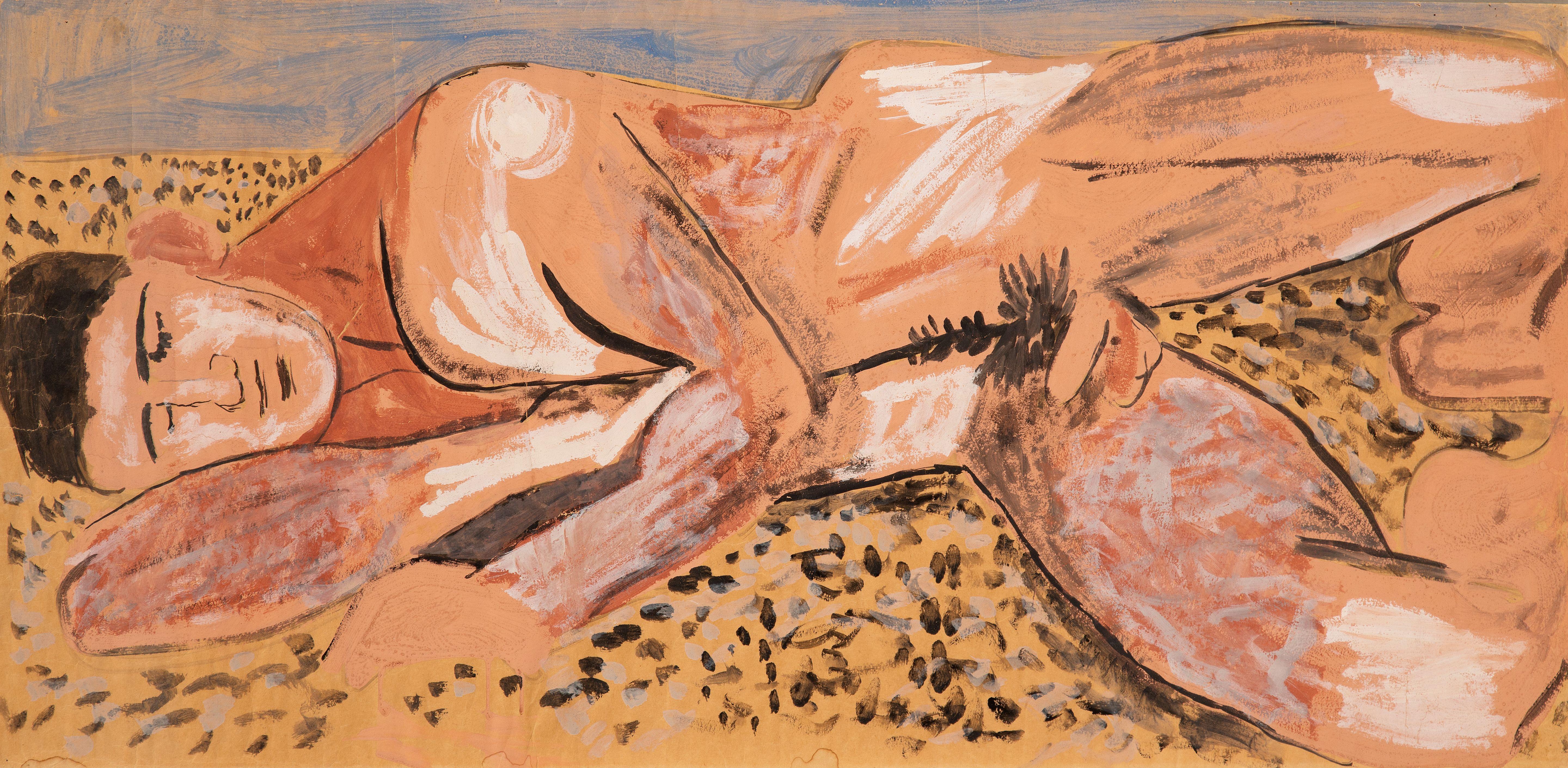 Yiannis Tsarouchis - Jeune homme couché