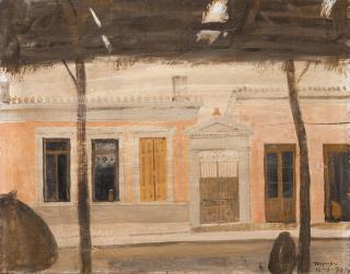 Yiannis Tsarouchis - Neoclassical façade