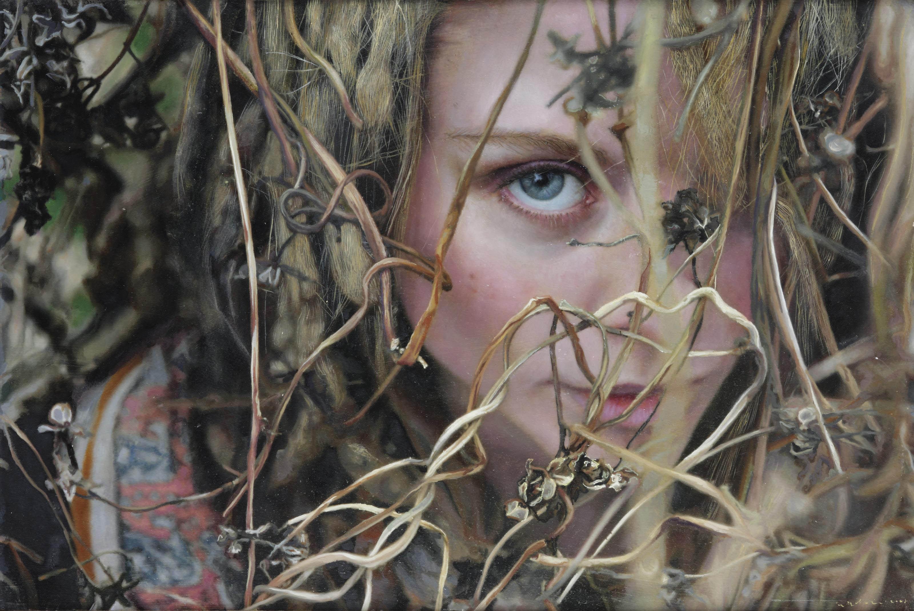 Yigal Ozeri - Priscilla with vines 4