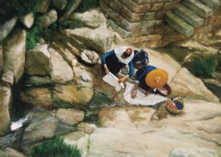 Yiming Chen - Hot Springs (Women Washing Clothes)