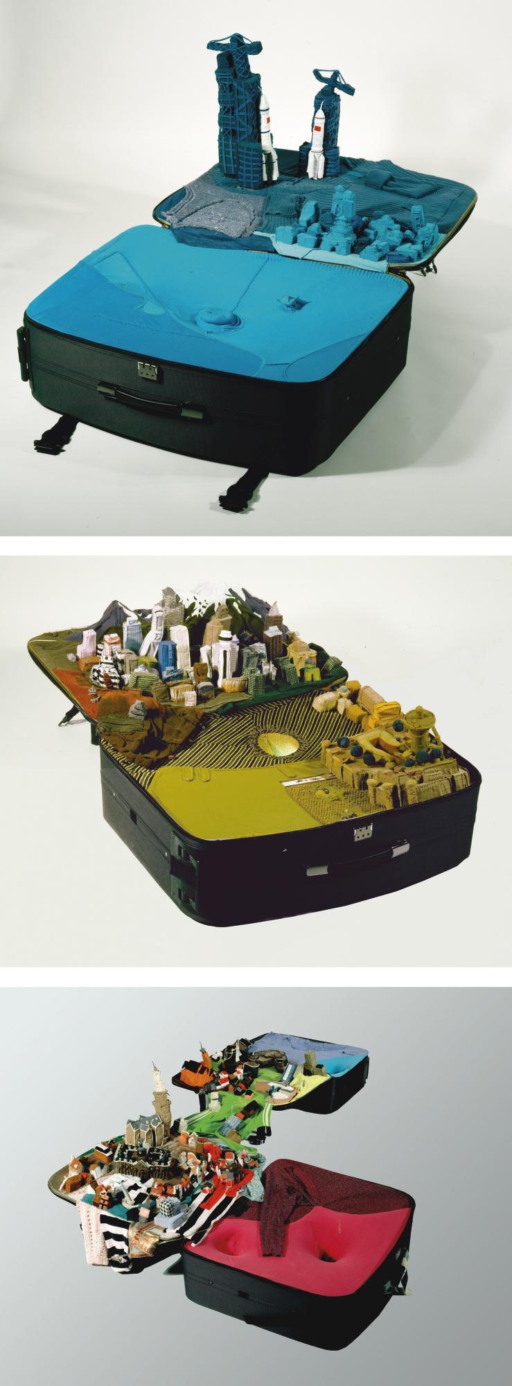 Yin Xiuzhen - Portable City Series (Urumachi, Jiuquan, Amsterdam And Amsterveen)