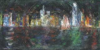 Yin Zhaoyang - Dizzy Series - Hong Kong Night Scene