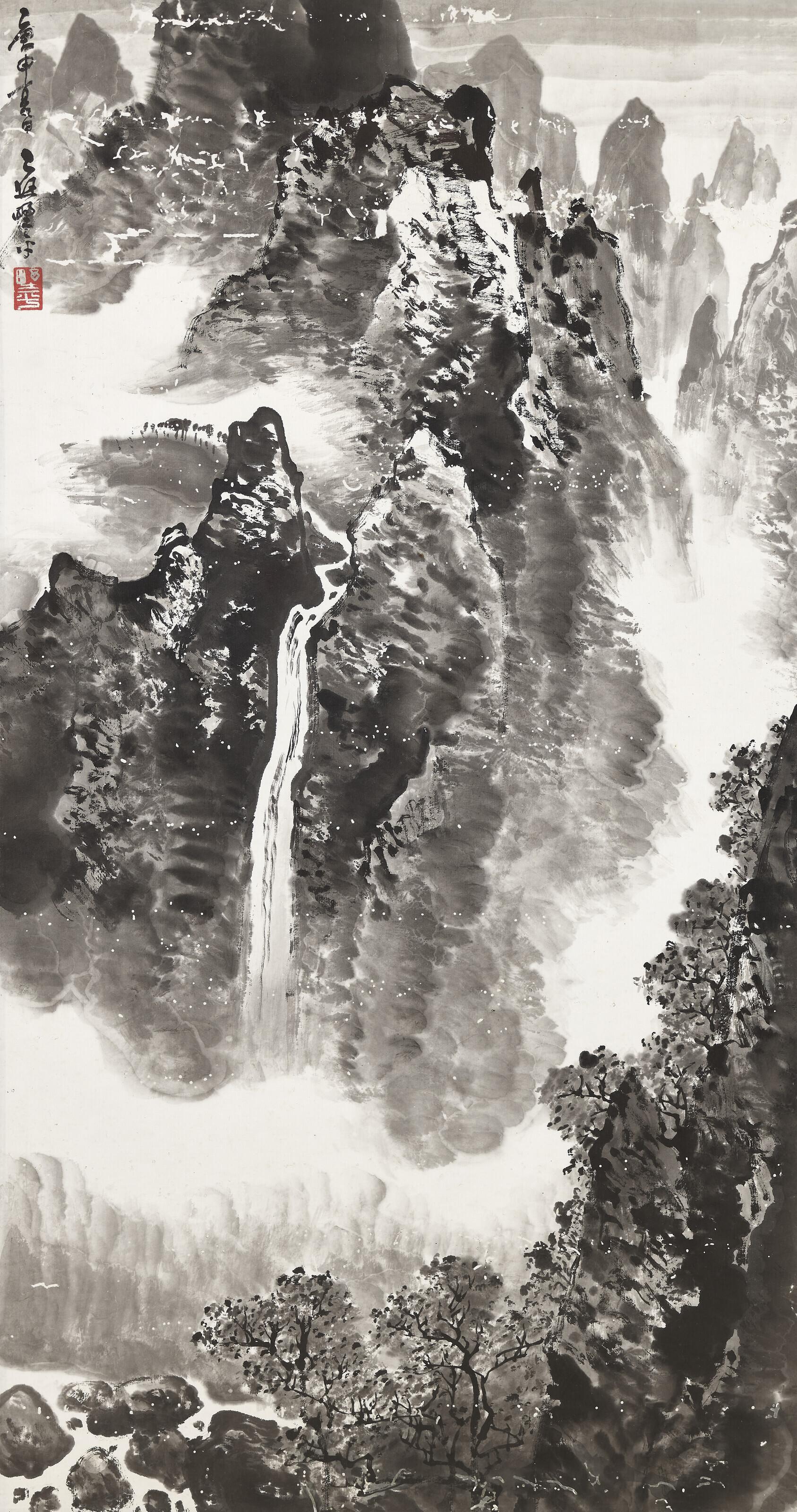 Ying Yeping - Waterfall in Snow Mountains