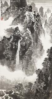 Ying Yeping - Waterfall in Snow Mountains