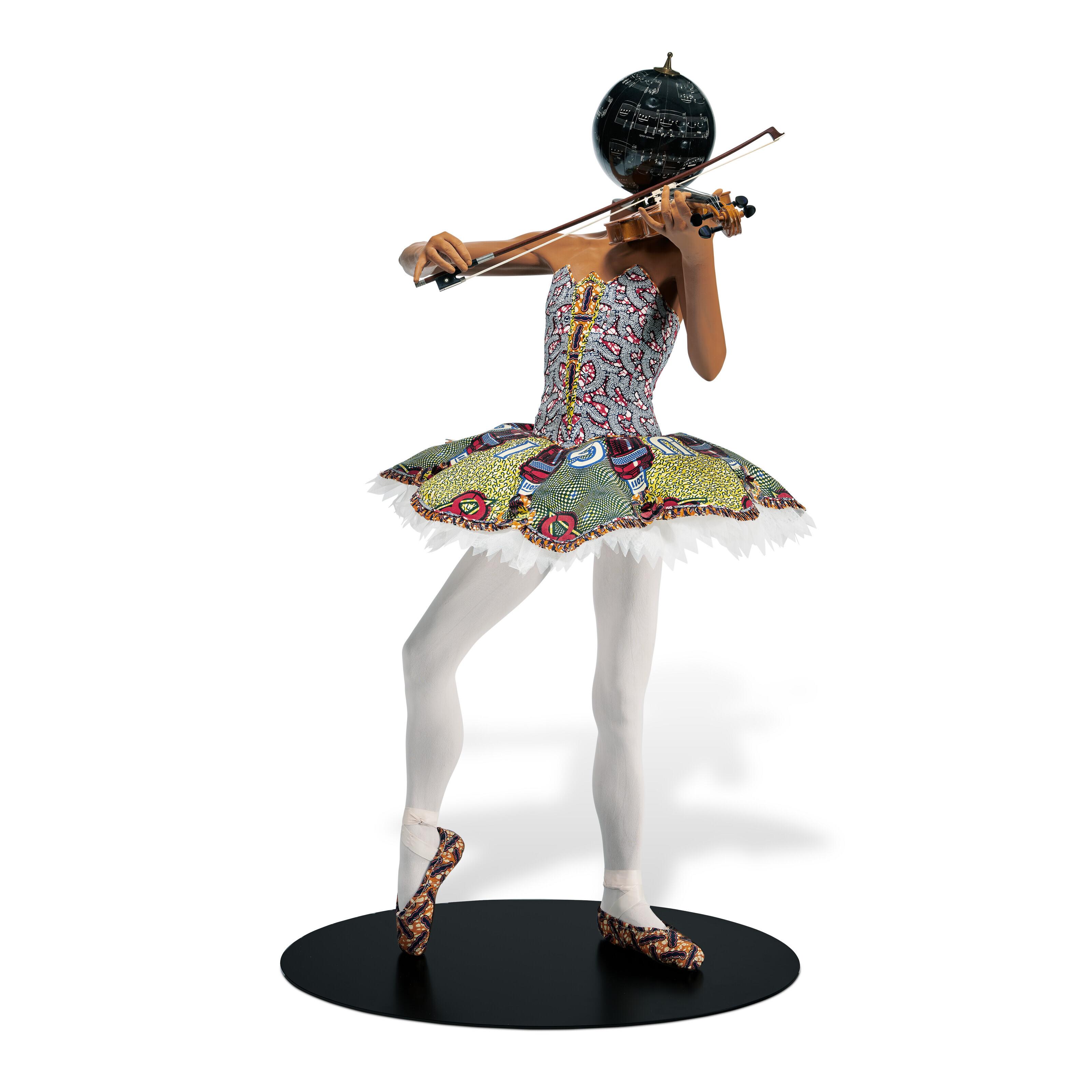Yinka Shonibare - Ballerina with Violin, Swan Lake