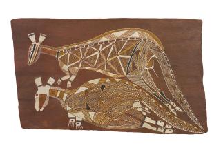 Yirawala - Male And Female Kangaroos c.1965