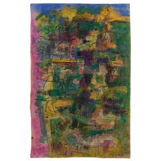 Ynez Johnston - Hill Towns, 1960