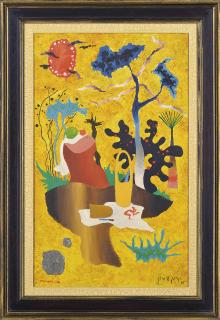 Yohanan Simon - Allegorical landscape