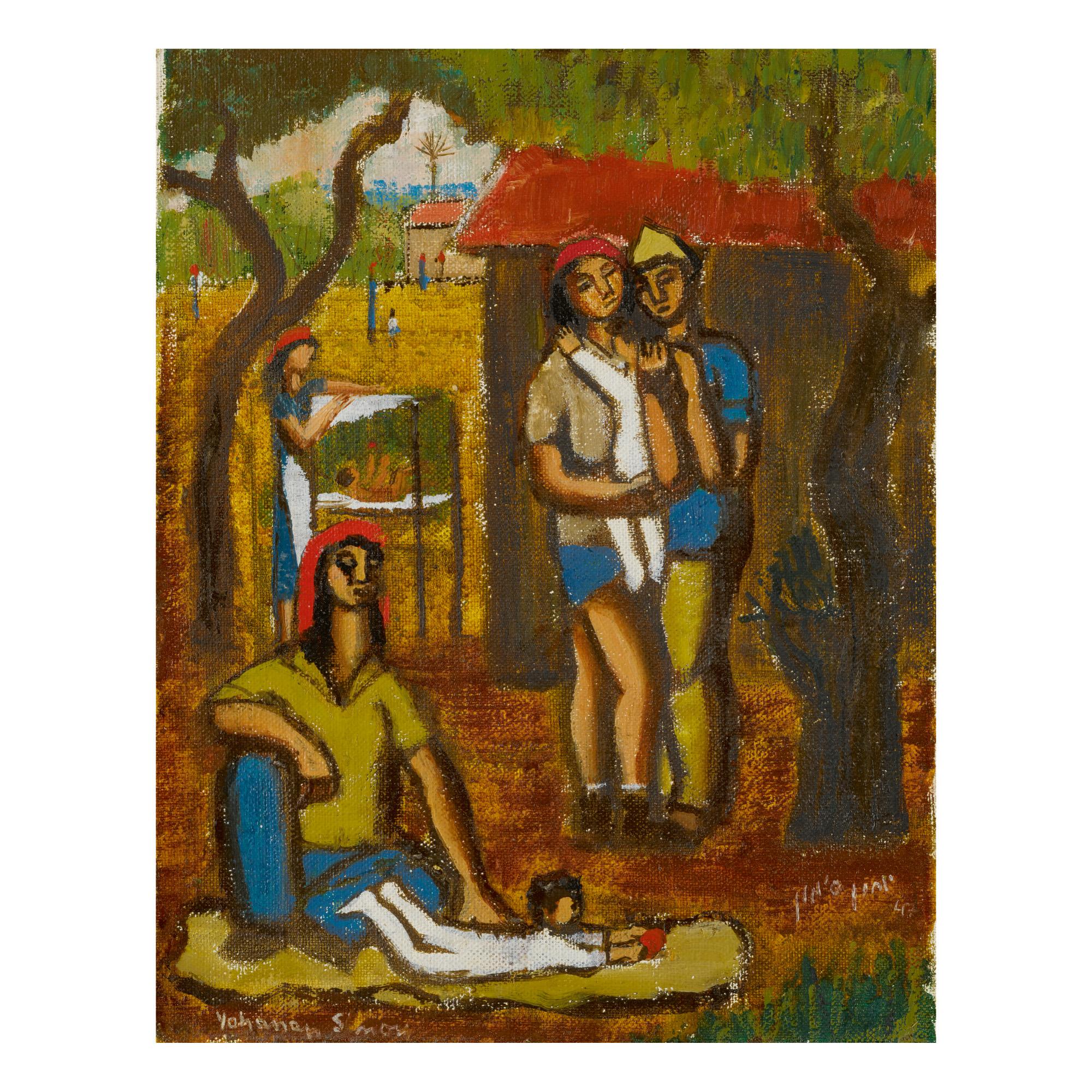 Yohanan Simon - Kibbutz Scene