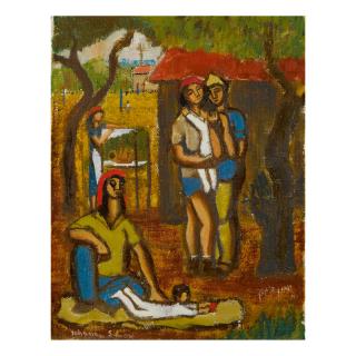 Yohanan Simon - Kibbutz Scene