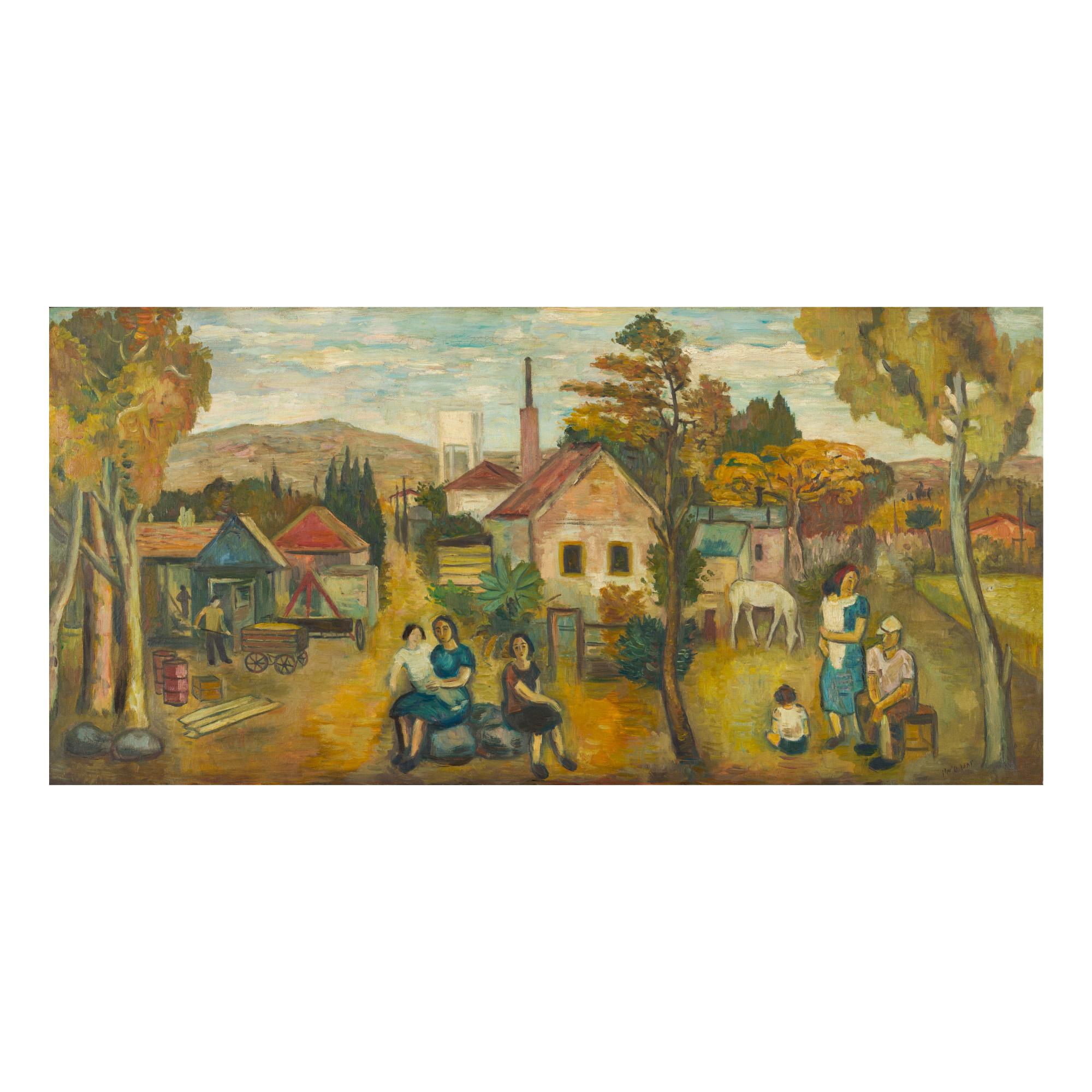 Yohanan Simon - Kibbutz Scene