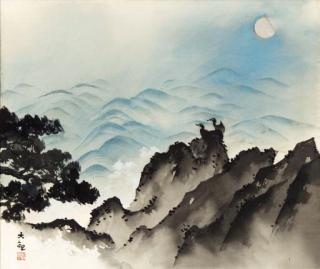 Yokoyama Taikan - A summer night (Natsuno ichiya)