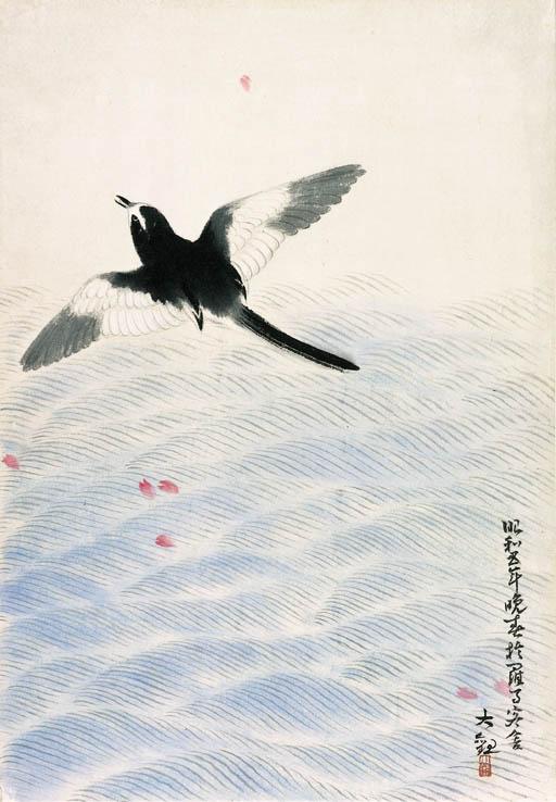 Yokoyama Taikan - Haru no nagare (Stream in spring)