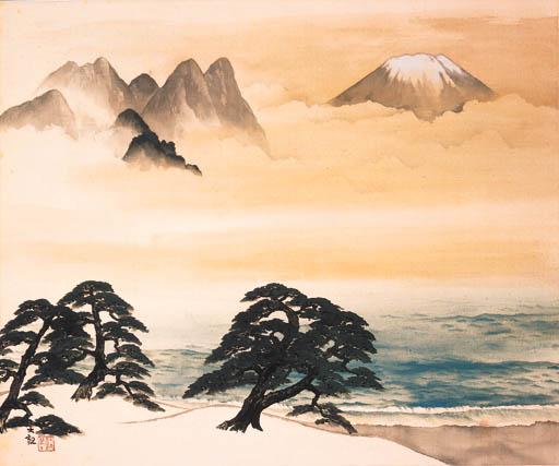 Yokoyama Taikan - Miho no Fujisan (Mount Fuji from Miho)