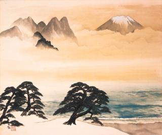 Yokoyama Taikan - Miho no Fujisan (Mount Fuji from Miho)