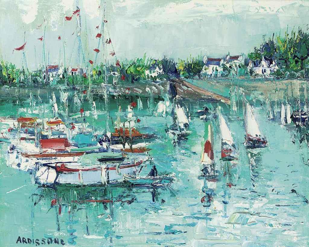 Yolande Ardissone - Bateaux à Houat