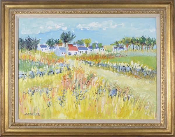 Yolande Ardissone - Houses Amongst Flowering Meadows