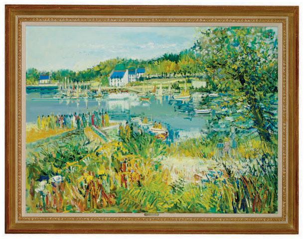 Yolande Ardissone - l\'Arrivée des régates