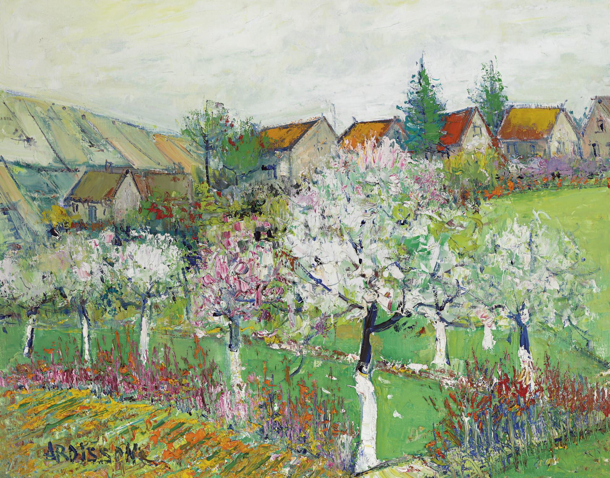 Yolande Ardissone - Pommiers en Normandie