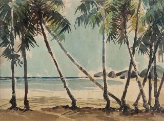 Yong Mun Sen - At the Beach