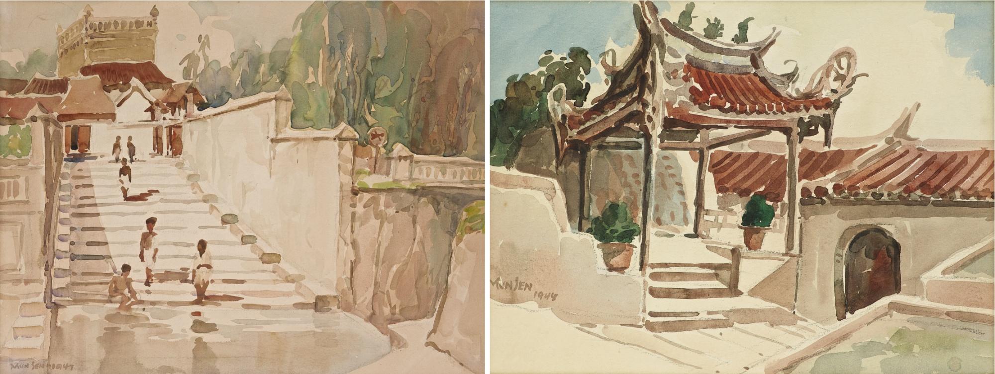 Yong Mun Sen - To The Temple / Pavilion