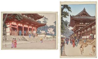 Yoshida Hiroshi - A group of two prints
