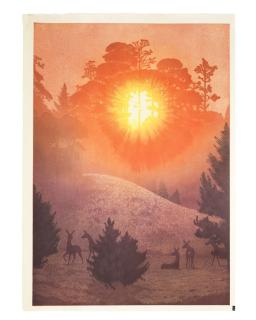 Yoshida Tōshi - Mendocino, Sunrise