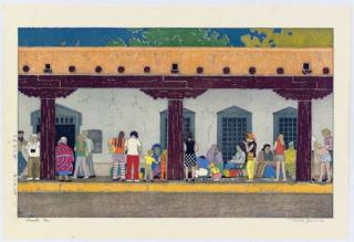 Yoshida Toshi - Santafue/Santa Fe, 1971  Sanfuranchisuko/San Francisco, 1985