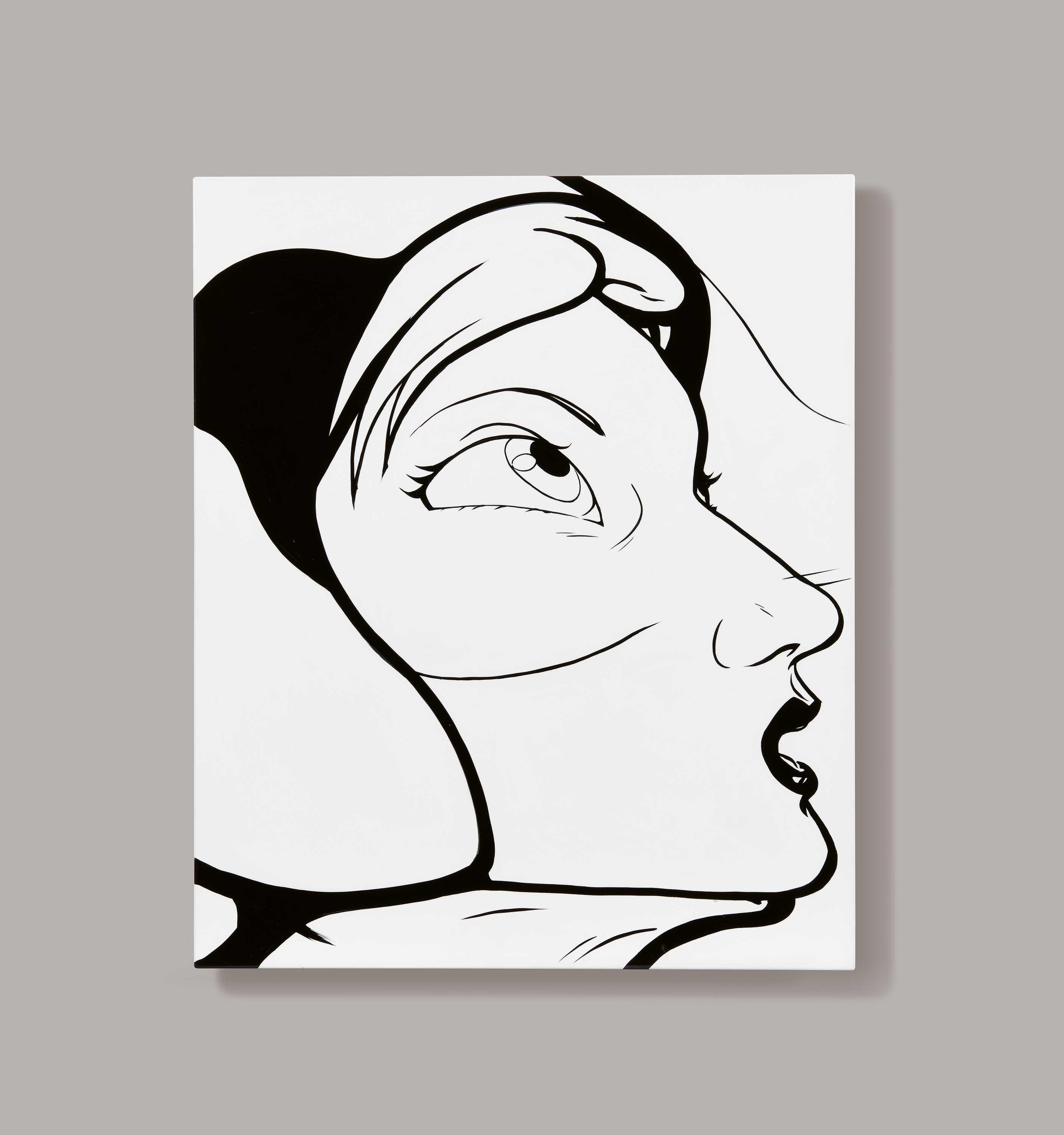 Yoshitaka Amano - Super Hero (Lady with helmet).