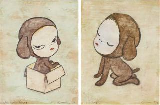 Yoshitomo Nara - Abandoned Puppy, Waiting